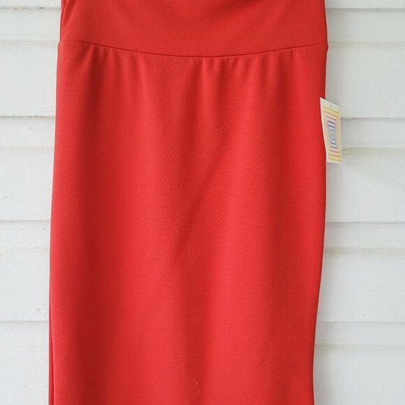 LulaRoe Cassie Pencil Skirt - Burnt Orange NWT - Picture 2 of 4